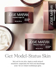 Josie Maran Argan Layering Kit - Whipped Argan Oil Body Butter + Prosperity Body Mist - Delivers an All Over Body Glow, Intense Hydration & Absorbs Quickly - Vanilla Cherry (2 Piece Set)