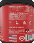 Bucked Up - Woke - HIGH STIM Pre Workout - Best Tasting - Focus Nootropic, Pump, Strength and Growth, 30 Servings (Blood Raz)