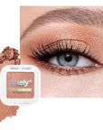 Light Brown Glitter Eyeshadow – Champagne Copper Shimmer Eye Shadow, Daily Waterproof Long-Lasting Eyeshadow Powder Palette for Women Neutral Eye Makeup sombras para ojos (01)