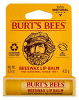 Burt's Bees Beeswax Lip Balm with Vitamin E & Peppermint 0.15 oz (Pack of 5)