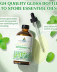 EVOKE OCCU Peppermint Oil 4 Fl Oz - for Spray Diffuser Aromatherapy Hair and Skin Care - Kitchen Garden Car - 100% Pure and Natural
