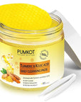 Turmeric Kojic Acid Cleansing Pads, Turmeric Face Scrub Pads Enriched with Kojic Acid, 80PCS