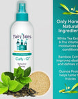 Fairy Tales Curly-Q Curl Refresher for Kids - Lightweight Spray to Define Curls, Add Bounce and Reduce Frizz - 8oz
