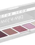 wet n wild Color Icon Eyeshadow Makeup 5 Pan Palette, Matte, Shimmer, Metallic, Long Wearing, Rich Buttery Pigment, Cruelty Free - Petalette