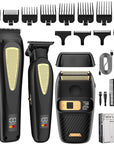 Professional Hair Clippers for Man,Hair Clippers Electric Shavers Razor T-Blade Hair Trimmer, 3 in 1 Cordless Barber Trimmer Bald Shavers LED Display Gifts