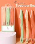 Eyebrow Razor - Premium Facial Hair Remover for Women, Smooth Dermaplaning Tool, Gentle & Safe, Stainless Steel, Compact Design for Travel & Daily Use (3-Pack)