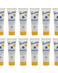 Vacation Mini Classic Sunscreen SPF 30, Water-Resistant, Bulk Suntan Lotion, Bachelorette Party Favors, Beach Must Haves, Traveling Essentials, Travel Size, 1 Fl. Oz. (Value Pack of 12)