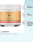 Sheamoisture Night Cream For Dull, Uneven Skin Papaya and Vitamin C Skin Care Moisturizer 2 oz