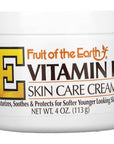 Fruit Of The Earth Bogo Cream Vitamin-E 4 Ounce Jar (113g)