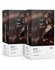 IGK Permanent Hair Color Kit | 5GM Warm Up - Golden Mahogany Brown | 100% Gray Color Coverage + Strengthen + Shine | Ammonia Free