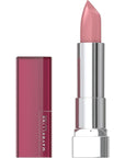 Maybelline Color Sensational Lipstick, Lip Makeup, Cream Finish, Hydrating Lipstick, Born With It, Nude Pink ,1 Count