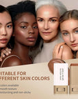 Beauty Balm Serum Boosted Skin Tint, Lightweight Solid Tinted Hydrating Serum Foundation Contour Stick for Women, Sheer to Medium Coverage, Radiant & Dewy Finish for Face Makeup (#02)