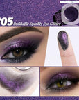 Monochrome Matte Eye Shadow Makeup Palette, Highly Pigmented Dark Purple Eyeshadow Palette, Shimmer Pressed Powder Eyeshadow Makeup,Single Vegan Eye Shadow,Daily Evening Women Girls Eyeshadow Gift 05