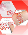 MEICOLY Red and White Face Body Glitter for Reading Week World Book Day,Cat Costume for Kids Girls Adults,Book Character Costumes for Kids,Cosplay Accessories for Halloween Festival