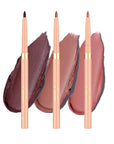 Oulac Waterproof Lipliner Pencil Set - Smooth and Creamy, Retractable Lip Makeup for Precision Application, Vegan & Cruelty-Free, L03+L04+L07