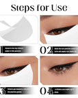 200PCS Eyeshadow Shields for Eye Makeup, Eyeshadow Shield Make up Tape for Eyelash Extensions, Eyeliner, Lip and Tinting