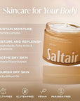 Saltair Multi-Lipid Body Butter - Rich, Nourishing Salt Water Vanilla Hydrating Body Cream with Ceramide Complex, Coconut Oil, and Shea Butter. Deep Moisturizing Dry Skin Care. 10oz Jar