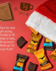 AWAKE - Caffeinated Chocolate Bites - Coffee Alternative - 50mg Caffeine - Energy Bars - Low-Calorie Snacks - Peanut Butter, Milk & Caramel Holiday Variety Pack - 50 Bites