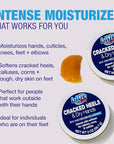 Blue Goo Cracked Heels & Dry Hands Intense Skin Softener - for Calluses, Corns & Elbow Dryness Relief, Fast- Penetrating Hydrating Moisturizer, Made w/ 100% Pure Emu Oil & Beeswax, 2 oz (2 Pack)