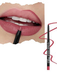 Runway Rogue Designer Liner Lip Pencil, Matte Muted Raspberry Lip Liner Pencil and Lip Liner Sharpener, ‘Open Call’