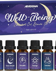 Essential Oil Blends Set, ARVIDSSON Natural Essential Oils for Diffusers, Well-Being Gift Set - Sweet Dreams, Happy, Unwind and More, Aromatherapy Diffuser Oils for Home