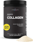 Livingood Daily Unflavored Collagen Powder for Women & Men, Hydrolyzed Collagen Peptides Powder with Vitamin C, Protein with 20 Amino Acids, Type I & III, Grass Fed, Keto, Paleo, Gluten Free, 30 Srvgs
