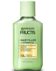 Garnier Fructis Hair Filler Strength Repair Serum Treatment with Vitamin Cg, Hair Serum for Weak, Damaged Split Ends, 3.8 Fl Oz, 1 Count