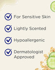 Dr Teal's Foaming Bath with Pure Epsom Salt, Sensitive Skin with Colloidal Oatmeal & Cucumber, 34 fl oz (Pack of 4)