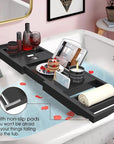 Artmalle bathtub caddy tray -
