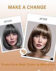 Brown Hair Dye Shampoo, Instant Hair Color Shampoo, Colors Hair in Minutes, Champu Para Pintar el Cabello, Easy to Use 16.90 Fl Oz