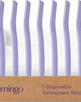 Flamingo Dermaplane Razor, Face Razors for Women, Disposable, 1 count, Pack of 7