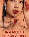 Peripera INK MOOD GLOWY TINT 019 MAUVE CHAOS Lip