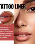 3Pcs Removable Lip Liner Set,Pencil-Peel Off Lip Liner Tattoo,Long Lasting Peel Off Lip Stain Matte Waterproof Lip Pencil for Womem