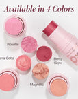 Mineral Fusion 3-in-1 Color Stick, Instant Color Pop and Blush for Cheeks, Creamy Lightweight Formula, Multi-Use Eye, Face, and Lip Makeup, Terra Cotta