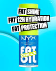 NYX PROFESSIONAL MAKEUP Fat Oil Chillz, Moisturizing, Shiny and Vegan Tinted Lip Gloss - Polar Peppermint (Sheer Blue)