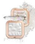 4 Colors Diamond Shimmering Powder, High Glossy Face Highlighter Eyeshadow
