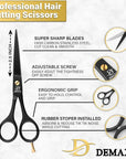Professional Hair Scissors 6.5 Inch