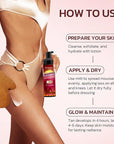 Self Tanner Mousse Mitt Kit – Sunless Tanning Foam with Hyaluronic Acid for Hydrating - Flawless & Streak-Free Watermelon Scent Fake Tan Mousse, Medium Glow 6.76 fl. oz