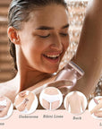 Electric Shaver for Women Bikini Trimmer Facial Hair Removal LED Display Womens Razors for Shaving IPX7 Waterproof Pubic Body Hair Trimmer
