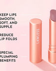 LAWLESS Forget the Filler Lip Plumping Line Smoothing Tinted Balm, Whisper, Pink, 0.09 Ounce
