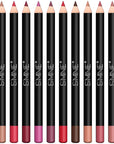 IS'MINE Matte Lip Liner Set - 12 Assorted Colors High Pigmented Natural Lip Makeup Soft Pencils Longwear Smooth Ultra Fine (Color Set -1)