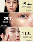 SNP [K Beauty 24K Gold Perfection Eye Patch | Nourishing Under Eye Patches for Wrinkles and Dark Spots | Under Masks for Puffy Eyes and Dark Circles | Korean Collagen Skincare | 60 Patches