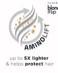 Clairol Blonde It Up Permanent Hair Dye, Platinum Blonde Hair Color, Pack of 2