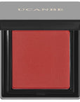 UCANBE Red Single Eyeshadow Palette, Highly Pigmented Matte Eye Shadow Powder, Professional Long-Lasting Waterproof Makeup Palette