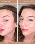 Organic Aloe-Based LUX Liquid Foundation, Natural Vegan Gluten-Free