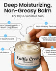 Cattle Creek Whipped Beef Tallow for Skin & Face – Deeply Moisturizing Tallow Balm – Organic Grass-Fed Skincare – Nourishes Dry, Sensitive Skin– Non-Comedogenic, Fast-Absorbing (4oz, Unscented)