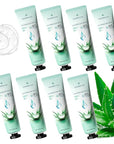 8PCS Aloe Vera Gel for Face & Skin,Organic Aloe Vera Gel,Hydrating After Sun Cream for Travel Size,Moisturizing Lotion for Skincare,After Sun Lotion for All Skin Type(E)