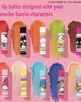 Lip Smacker Sanrio Hello Kitty and Friends 8-Piece Flavored Lip Balm, My Melody, Little Twin Stars, and Chococat, Hydrating & Protecting - Cruelty-Free