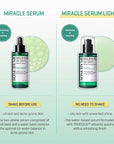 SOME BY MI AHA BHA PHA 30 Days Miracle Serum Light - 1.69oz, 50ml - Daliy Exfoliating Salicylic Acid Serum for Pore and Blackhead Care - Centella & Niacinamide for Skin Soothing - Korean Skin Care