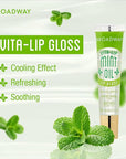 Ruby Kisses Broadway Vita-Lip Clear Lip Gloss (5 Pack Mint, Rosehip, Coconut, Argan Oil, Mango Butter), Ultra-Hydrating & Soothing Formula with Vitamin Oils, High-Shine Non-Sticky Finish Lip Balm